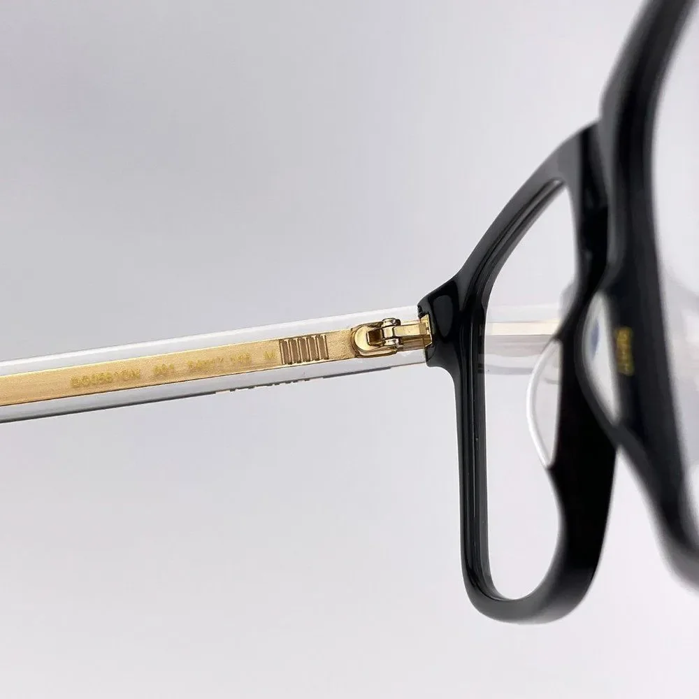 Gucci GG0561ON 001 BRAND NEW Eyeglasses Black Crystal Square Unisex
